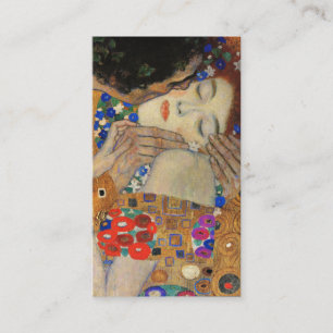 Tarjeta De Visita El beso (detalle) Gustavo Klimt