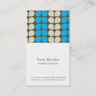 Tarjeta de visita el bgr "vendido puerta a