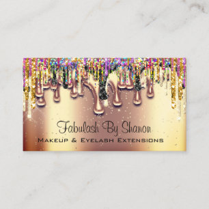 Tarjeta De Visita El Boda del planificador de eventos de maquillaje 