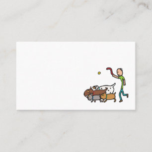 Tarjeta De Visita El caminar del perro