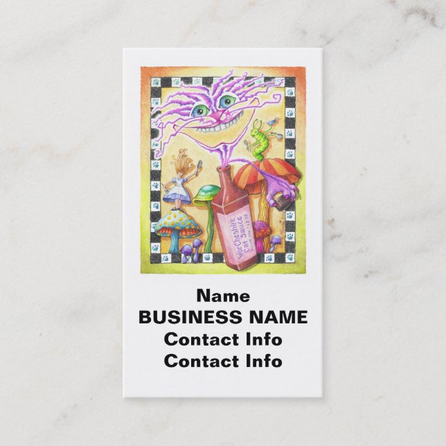 Tarjeta De Visita El CAT de WorCHESHIRE (Anverso)