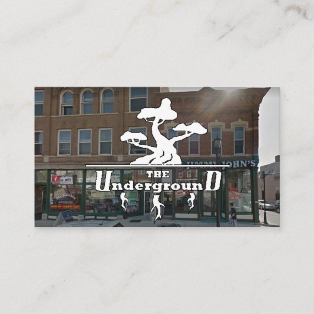 Tarjeta De Visita El centro de negocios subterráneo (Anverso)