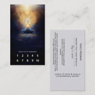 Tarjeta De Visita El Centro Interior   Quietud Consciente