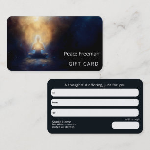 Tarjeta De Visita El Centro Interior   Quietud Consciente