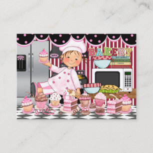 Tarjeta De Visita El Chef Feliz / Caterer / Panadería - SRF