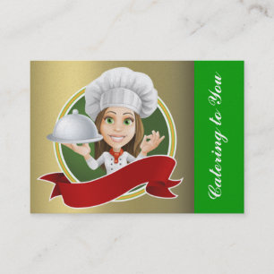 Tarjeta De Visita El Chef Feliz / Caterer / Panadería - SRF
