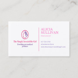 Tarjeta De Visita El Chica sencillamente irresistible 