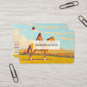 Tarjeta De Visita El chico pónico, 1920, de Maynard Dixon