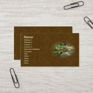 Tarjeta De Visita El Chipmunk oriental en el registro