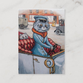 Tarjeta De Visita El chófer del gato - bilateral