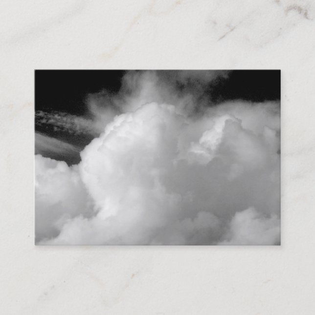 Tarjeta De Visita El cielo dramático (Anverso)