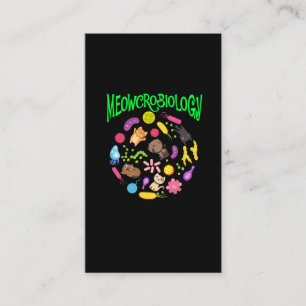 Tarjeta De Visita El científico amante de la microbiología es un g