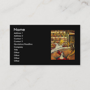 Tarjeta De Visita El circo de Georges Seurat (1891)