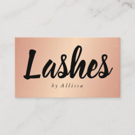 Tarjeta de visita - el confeti azota el oro color