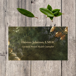 Tarjeta De Visita El consejero de salud mental deja oro | Naturaleza
