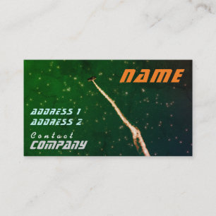 Tarjeta De Visita El contraste entre el espacio verde biplano y las