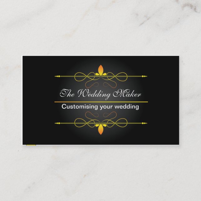 Tarjeta De Visita El creador de Bodas (Anverso)