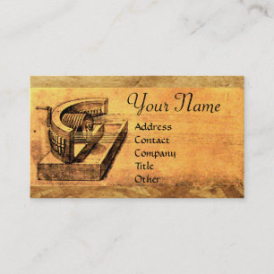 TARJETA DE VISITA EL CRUZ Y MÁQUINA GIGANTE PARA HACER ROPAS