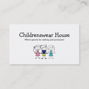 Tarjeta De Visita El desgaste de los niños