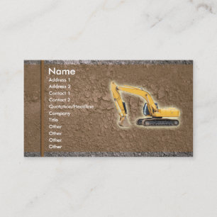 Tarjeta De Visita el dirt_building