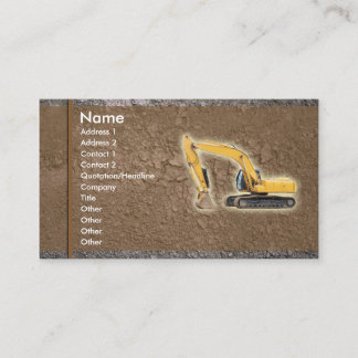 Tarjeta De Visita el dirt_building
