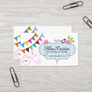 Tarjeta De Visita El diseñar y diseño caprichosos del acontecimien