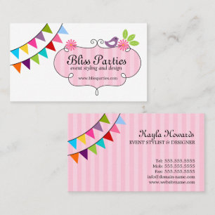 Tarjeta De Visita El diseñar y diseño caprichosos del acontecimiento