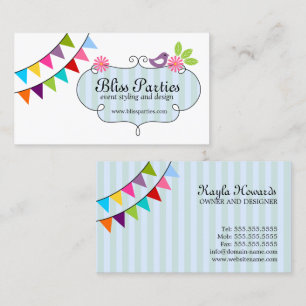 Tarjeta De Visita El diseñar y diseño caprichosos del acontecimiento