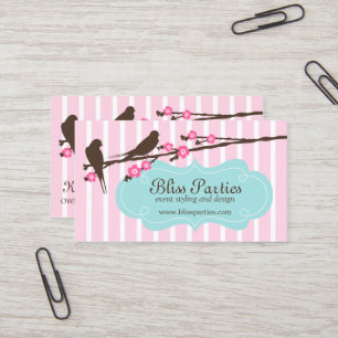 Tarjeta De Visita El diseñar y diseño caprichosos del acontecimiento