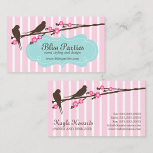 Tarjeta De Visita El diseñar y diseño caprichosos del acontecimiento