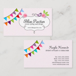 Tarjeta De Visita El diseñar y diseño caprichosos del acontecimiento