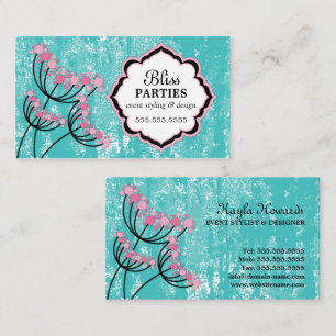 Tarjeta De Visita El diseñar y diseño del acontecimiento