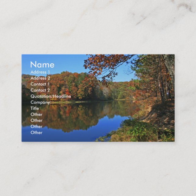 Tarjeta De Visita El domingo por la tarde (Anverso)