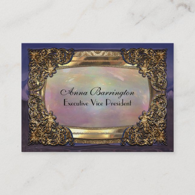 Tarjeta De Visita El elegante profesional de la Perla de Baxterly (Anverso)