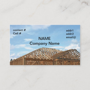 Tarjeta De Visita el enmarcar de la casa