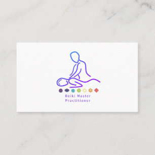 Tarjeta De Visita El esquema del maestro de Reiki
