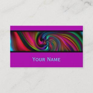 Tarjeta De Visita El fondo abstracto tuerce en espiral suavemente II