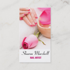 Tarjeta De Visita El francés clava el balneario del salón de belleza