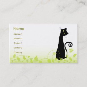 Tarjeta De Visita El gato