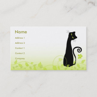 Tarjeta De Visita El gato