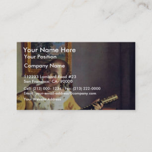 Tarjeta De Visita El guitarrista, por Vermeer Van Delft enero