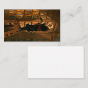 Tarjeta De Visita El gusano de los libros, 1861, de Carl Spitzweg