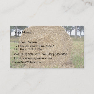 Tarjeta De Visita El heno en el campo