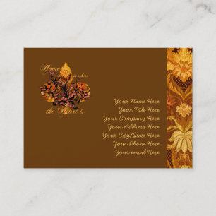 Tarjeta De Visita El hogar es donde está el corazón