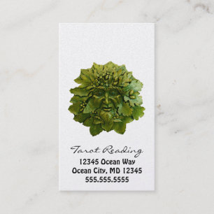 Tarjeta De Visita El hombre verde tarot