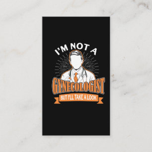 Tarjeta De Visita El humor de una ginecóloga para una amante de la 