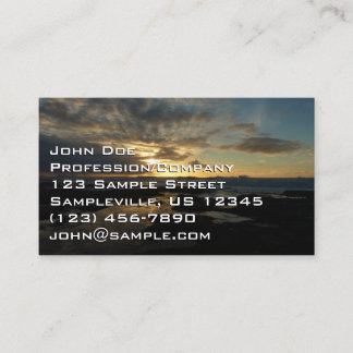 Tarjeta De Visita El impresionante paisaje de San Diego Sunset III e