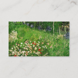 Tarjeta De Visita El jardín de Daubigny, Vincent Van Gogh.