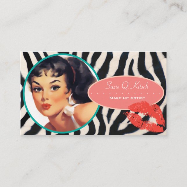 Tarjeta De Visita El kitsch Bitsch: Atractivo-UNo-Zon (Anverso)