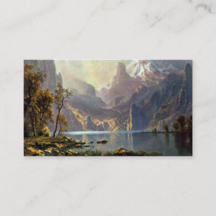 Tarjeta De Visita El lago Tahoe que pinta el arte de Nevada de